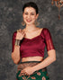 Vasthrlay Banarasi Kanjeevaram Unstitched Beige Saree