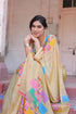 Vasthrlay Fashion Chiffon Printed Red Ethnic Wear