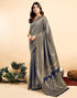 Vasthrlay Kanjivaram Banarasi Wedding Light Green Saree
