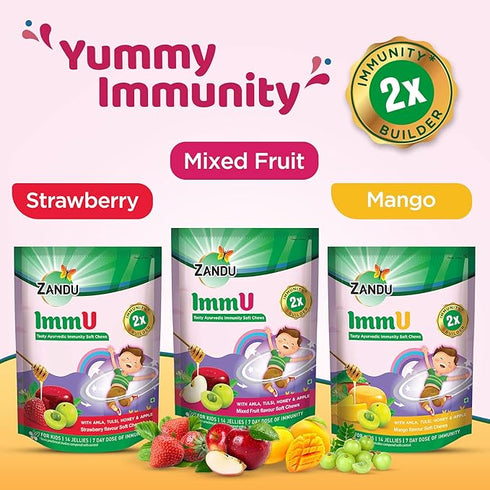 Zandu ImmU Tasty Ayurvedic Soft Chews