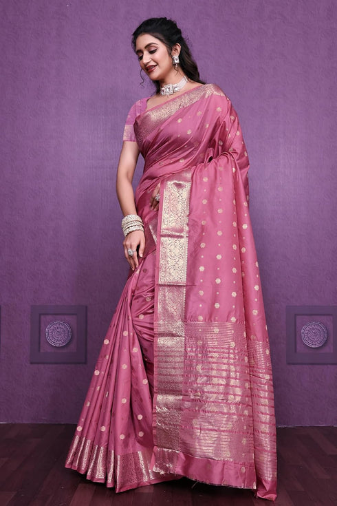 Vasthrlay Satin Jacquard Woven Textured