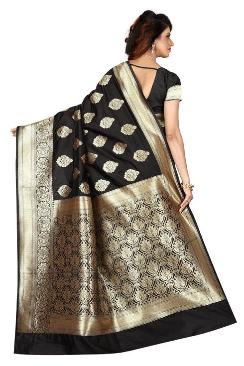 Vasthrlay Royal Blue San Pari Saree