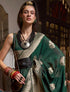 Vasthrlay Women's Georgette Unstitched Blouse Saree