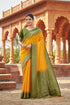 Vasthrlay Kanjivaram Unstitched Jacquard Stylish Saree