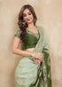 Vasthrlay Jacquard Embroidery Unstitched Purple Ethnic Wear