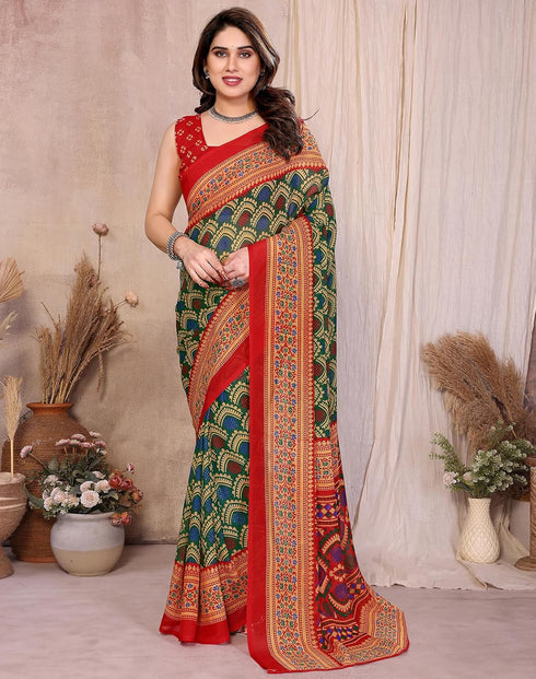 Vasthrlay Georgette Traditional Ethinic Az Ys Vaidika Ethnic Wear