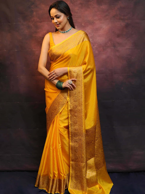 Vasthrlay Saree Kanjivaram Silk Pari Navy