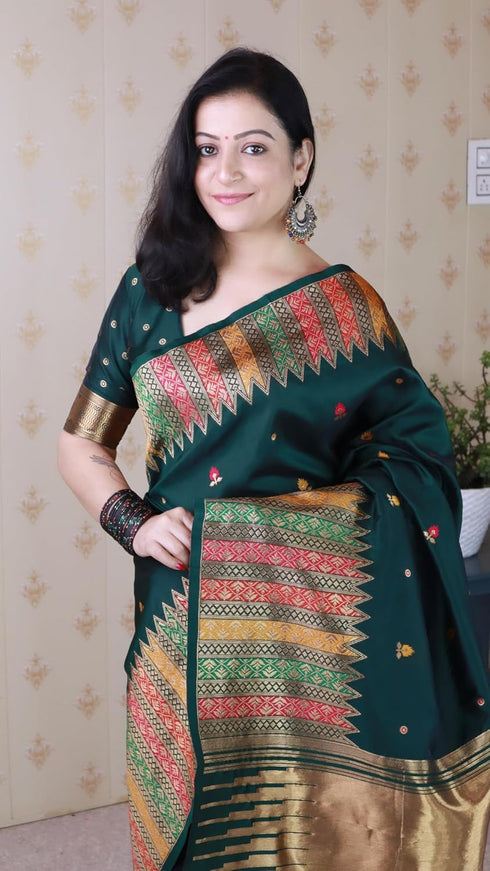 Vasthrlay Kanjivaram Handloom Kashmiri Ethnic Wear