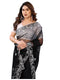 Vasthrlay Blue Embroidery Unstitched Saree