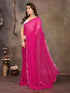 Vasthrlay Wine Embroidery Unstitched Saree