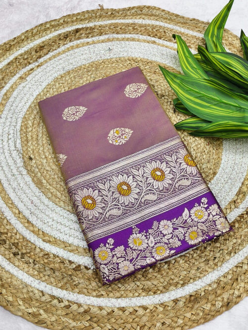 Vasthrlay Kanjivaram Banarasi Festival Unstitched Saree