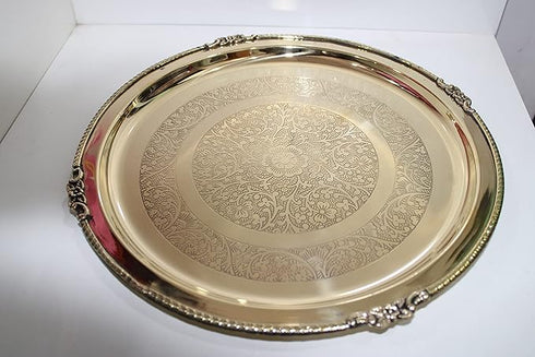 Pure Brass 6 Pcs Dinner Set |Thali Set