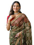 Vasthrlay Georgette Bandhani Dark Saree