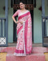 Vasthrlay Floral Prints Tasseled Saree