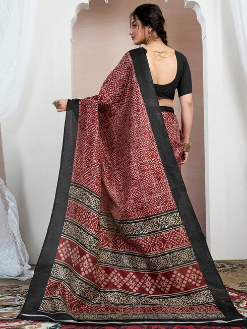 Vasthrlay Bhagalpuri Printed Unstitched 4161s246n White