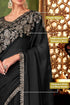 Vasthrlay Chiffon Embroidery Unstitched Purple Ethnic Wear