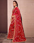 Vasthrlay Georgette Embroidery Unstitched Yellow Saree