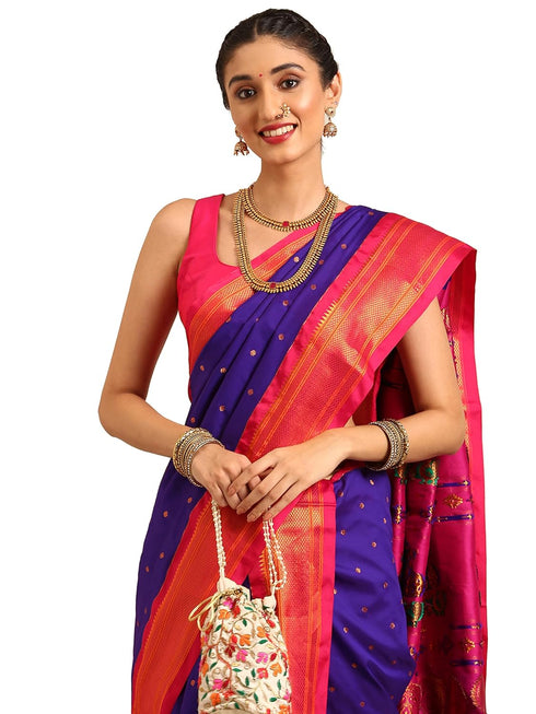 Vasthrlay Paithani Bottle Saree