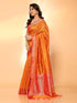 VasthrlayJacquard Boardered Unstitched Mustard Free Ethnic Wear