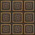 SATYAM KRAFT Ganpati Bappa Backdrop | janmashtami Decor | Wall Panels (9 pcs set)