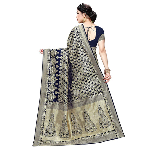 Vasthrlay Banarasi Kanjivaram Material Ethnic Wear