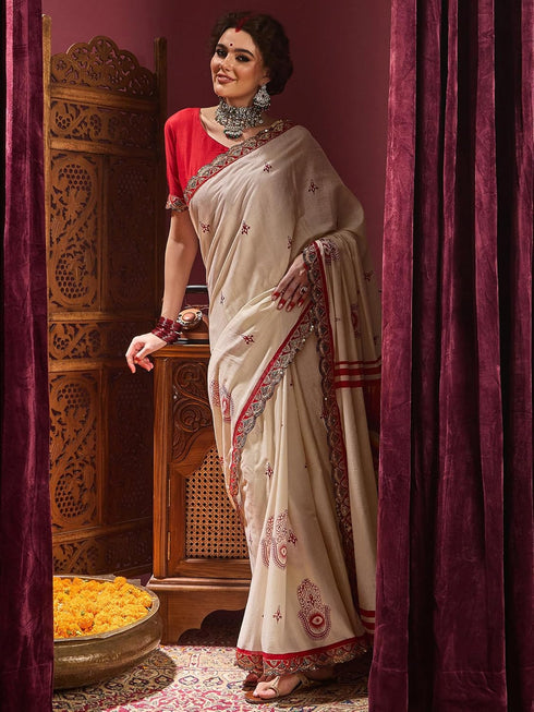 Vasthrlay Printed Unstitched Smc Ethnic Wear