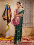 Vasthrlay Weaving Paithani Unstitched Maroon Saree