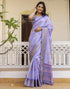 Vasthrlay Printed Weaving Unstitched Green Saree