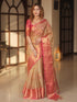 Vasthrlay Kanjivaram Unstitched Mahendi Ethnic Wear