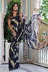 Vasthrlay Fashion Georgette Geometric Printed Ethnic Wear