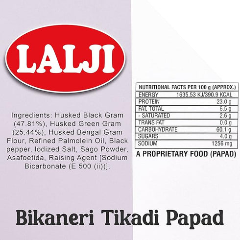 Lalji Foods Tikdi Papad