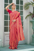 Vasthrlay Banarasi Premium Pink Ethnic Wear