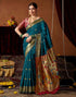 Vasthrlay Womens Paithani Unstitched Pink Saree