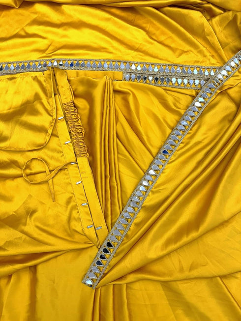 Vasthrlay Pleated Readymade Unstitched Ethnic Wear