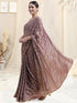 Vasthrlay Fashion Chiffon Chevron Printed Ethnic Wear
