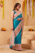 Vasthrlay Pink Unstitched Saree