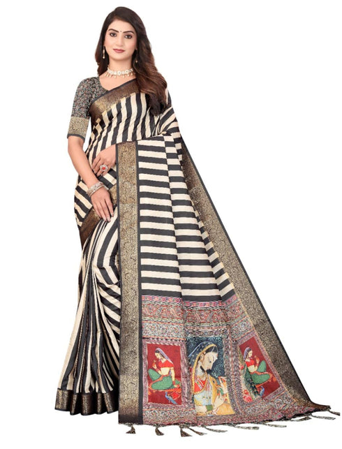 Vasthrlay Kanjivaram Traditional Unstitched Saree