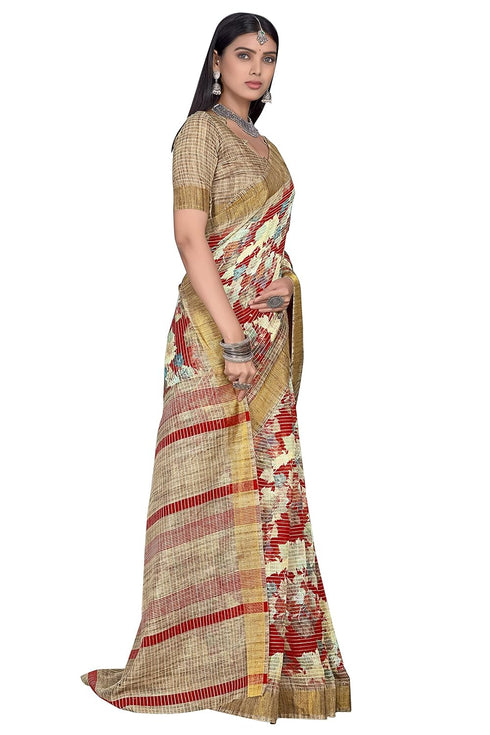 Vasthrlay Blouse Red Ethnic Wear