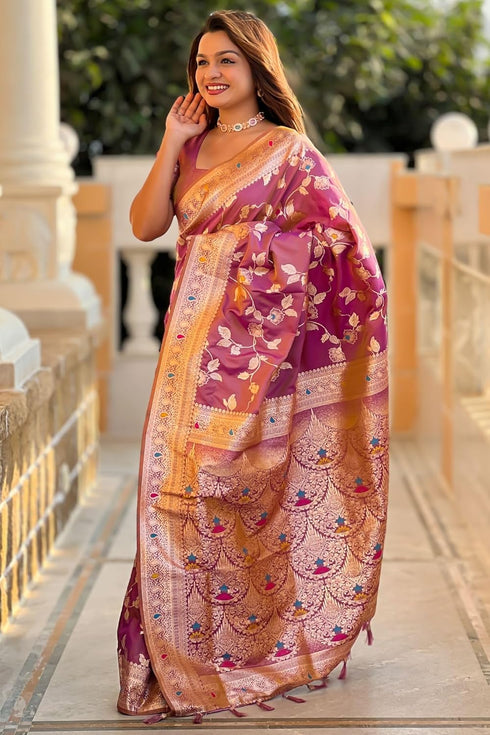 Vasthrlay Kanjivaram Handloom Golden Ethnic Wear