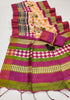 Vasthrlay Tussar Printed Conrast