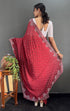 Vasthrlay Designer Georgette Border Traditional