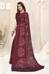 Vasthrlay Fashion Chiffon Printed Dusty Ethnic Wear