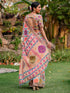 Vasthrlay Bandhani Printed Unstitched Peach Saree