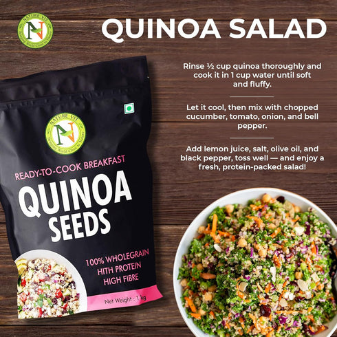 NatureVit Quinoa Seeds Gluten-Free Superfood for Healthy Living