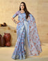 Vasthrlay Printed Weaving Unstitched Green Saree