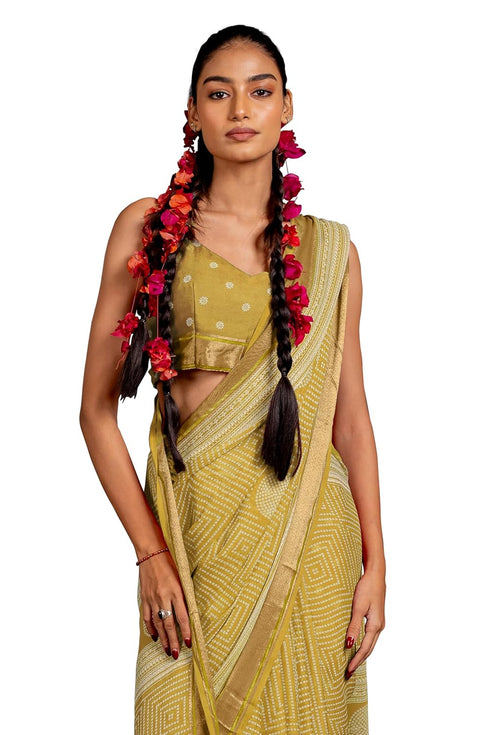 Vasthrlay Fashion Georgette Bandhani Printed Ethnic Wear