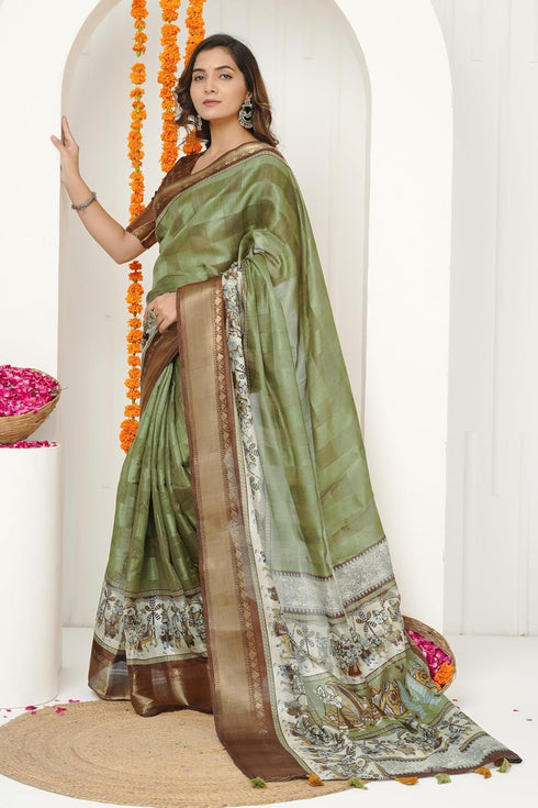 Vasthrlay Fashion Cotton Printed Ethnic Wear