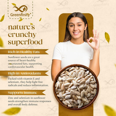 Greenfinity Premium Raw Sunflower Seeds