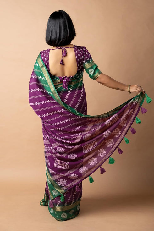 Vasthrlay Fashion Bandhani Printed Ethnic Wear