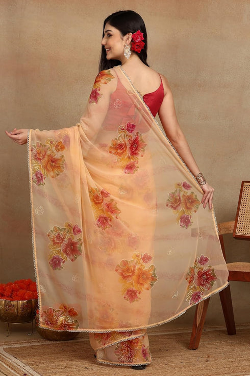 Vasthrlay Fashion Georgette Printed Ethnic Wear